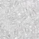 Miyuki half tila 5x2.4mm beads - Crystal TL-131